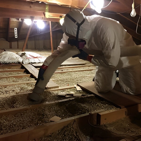 enlèvement de vermiculite